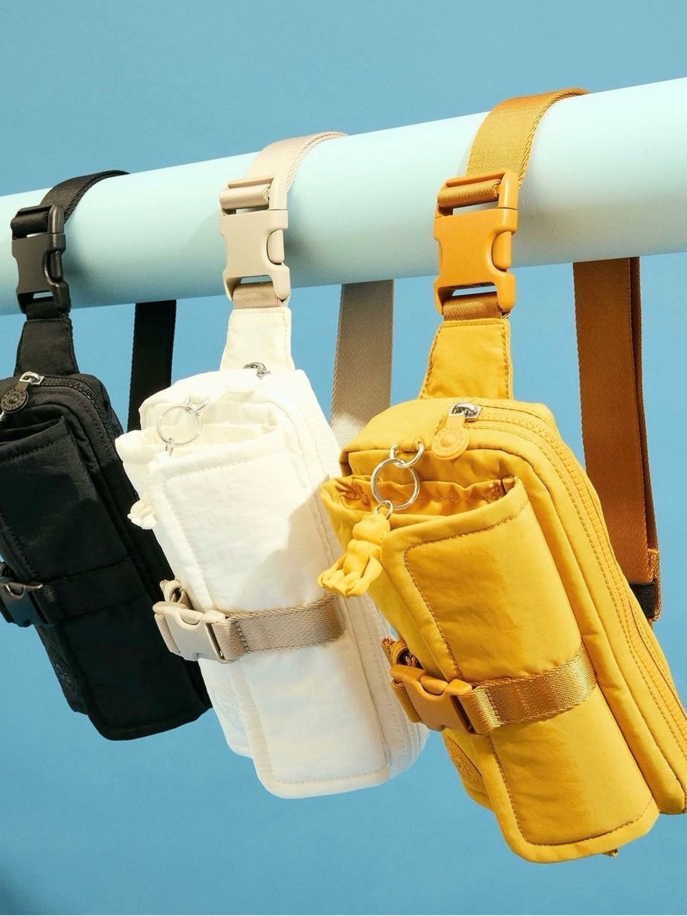 Kipling IZZET Waist Belt Bag NWT Yellow